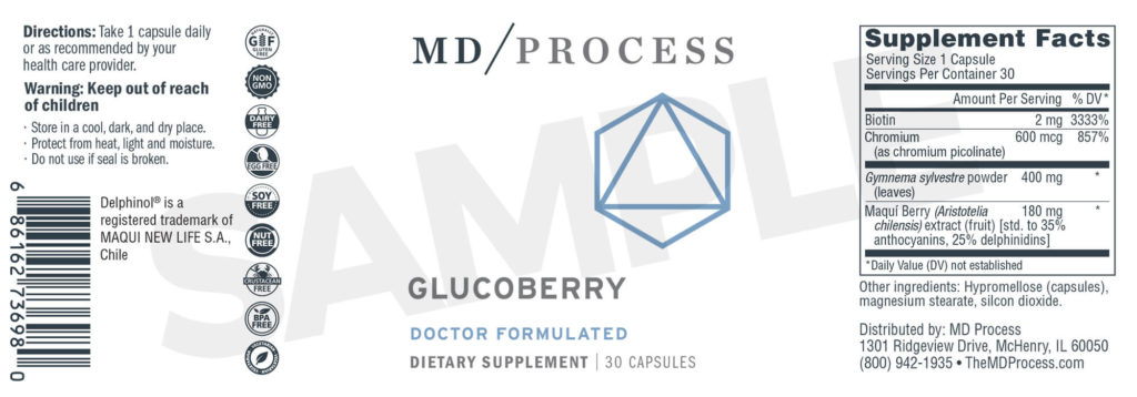Glucoberry Ingredients